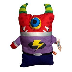 PillowKins Alien Red Plush Pillow By Wild Republic New with Tags 15 X 10"